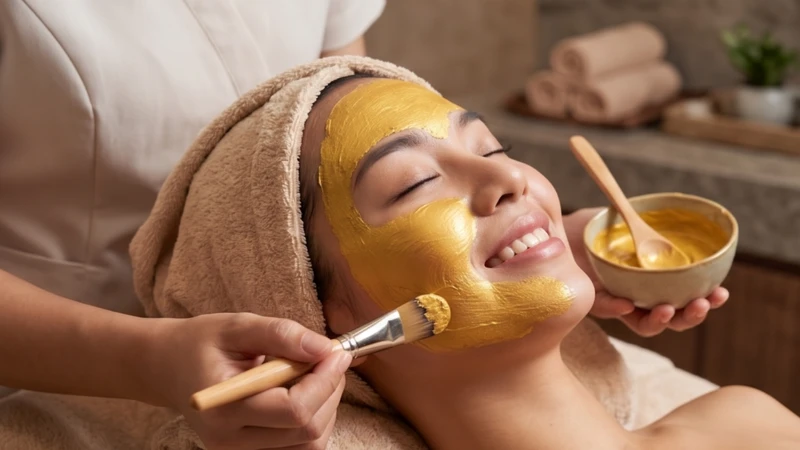 golden glow gua sha facial massage